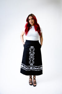White Bloom Skirt